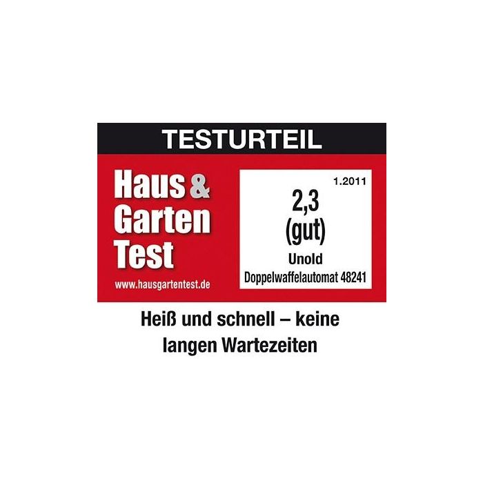 Unold 48241 Doppel-Waffelautomat 7