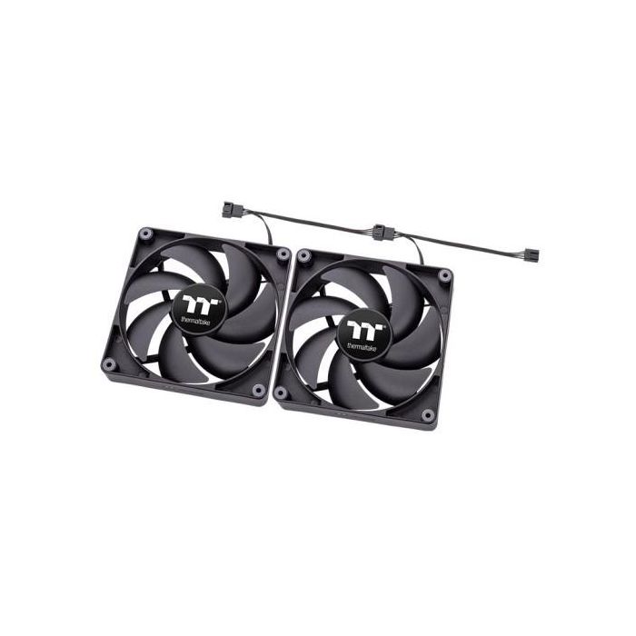 140mm Thermaltake CT140 PC Cooling Fan 500-1500rpm - 2Pack 3
