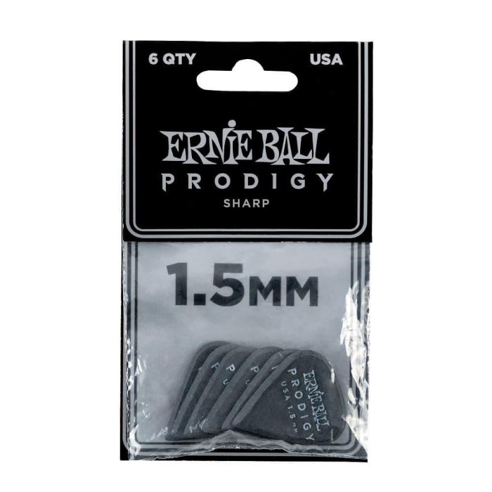 Bolsa De Púas Prodigy Negra Sharp 1,50 Mm - 6 Unidades 1 Bolsa De Púas Prodigy Negra Sharp 1,50 Mm - 6 Unidades 1