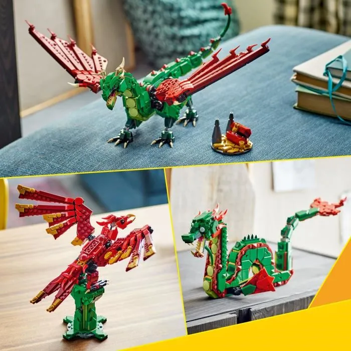 Lego Dragón medieval 31161 3 en 1: Juguete de construcción para niños a partir de 9 años 3