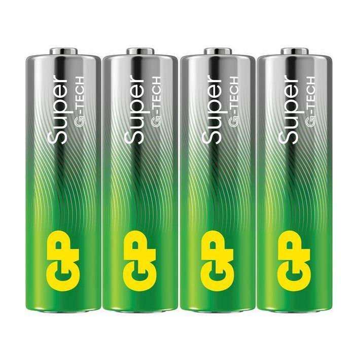 GP GP Super Alkaline AA-battery, 15A/LR6, 4-pack 1 GP GP Super Alkaline AA-battery, 15A/LR6, 4-pack 1