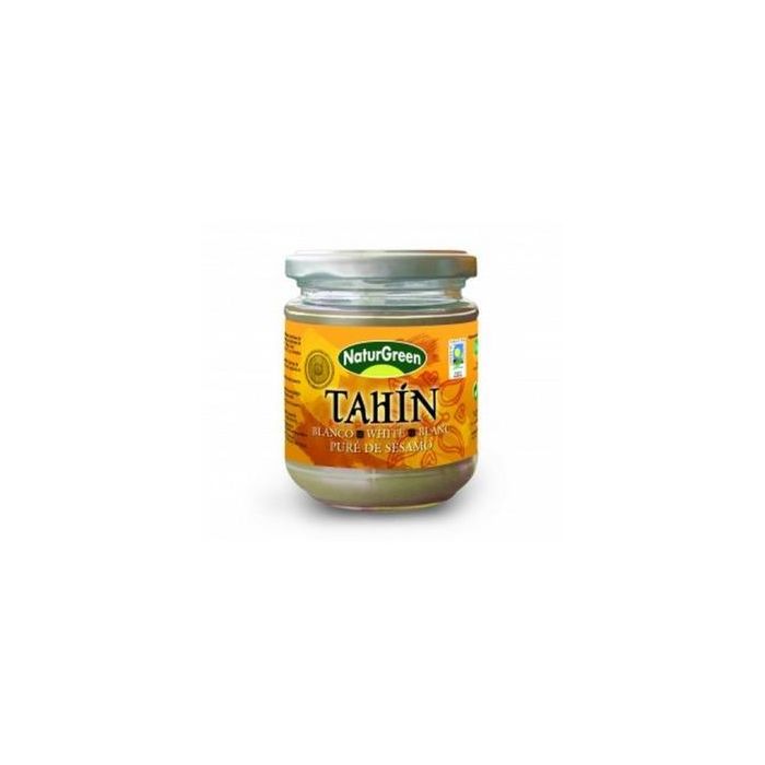 NATURGREEN Tahin Blanco Crudo 300g - 100% Vegetal, Sin Lactosa y Sin Gluten