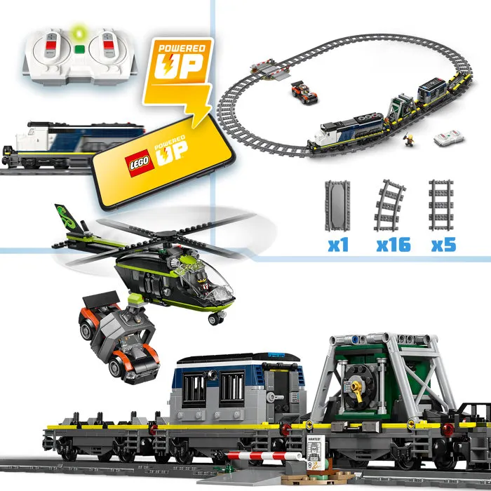 Lego City 60508 Robo al Tren de la Policía Juguete de Construcción para Niños +7 Años