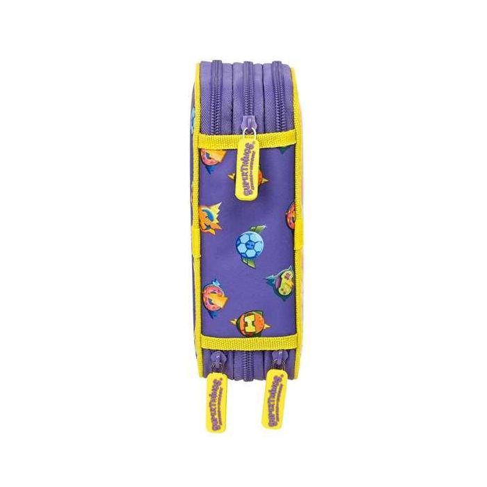 Plumier Triple SuperThings Guardians of Kazoom Morado Amarillo (36 Piezas) 2 Plumier Triple SuperThings Guardians of Kazoom Morado Amarillo (36 Piezas) 2