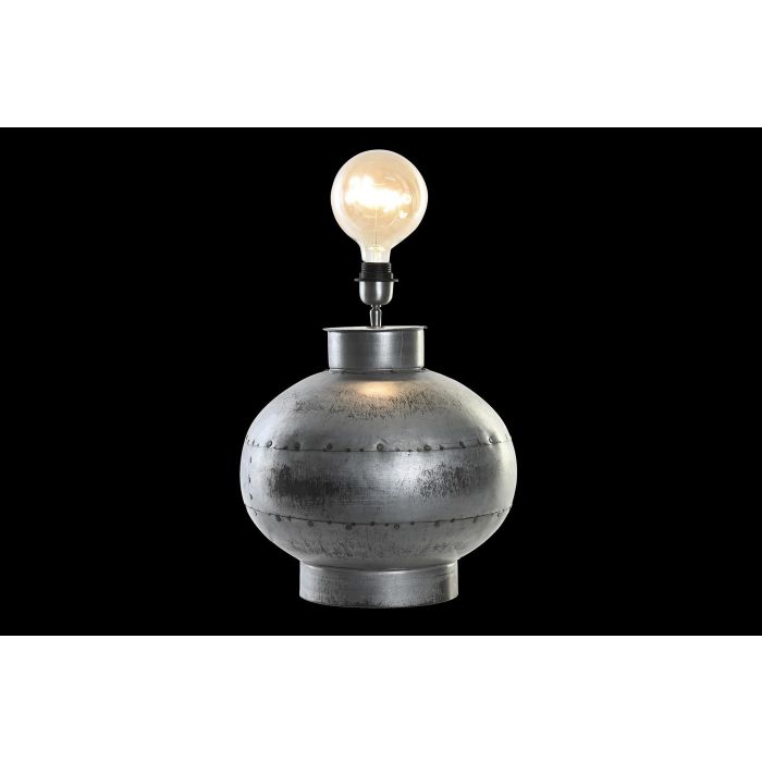 DKD Home Decor Base Lampara Loft Plateado 36 x 43 x 36 cm 1