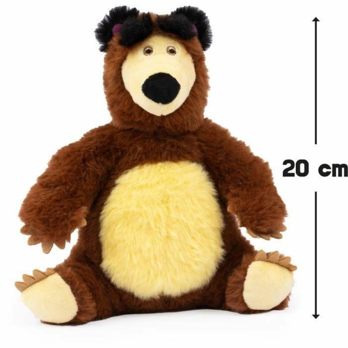 Masha y el Oso MHA21 Set de Muñecas y Peluches: Masha (12 cm) y Michka el Oso (20 cm). Apto para niños a partir de 3 años. 3