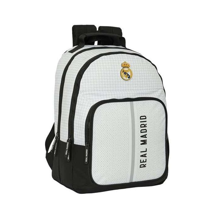 Safta Mochila Doble Adapt.Carro Real Madrid 1ª Equip. 24-25 Safta Mochila Doble Adapt.Carro Real Madrid 1ª Equip. 24-25