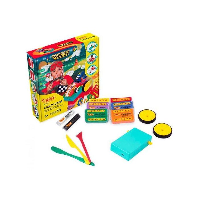 Jovi Kit De Moldeado Jovitech Crazy Cars Racing - Plastilina, Modeladores y Plataforma Jovi Kit De Moldeado Jovitech Crazy Cars Racing - Plastilina, Modeladores y Plataforma