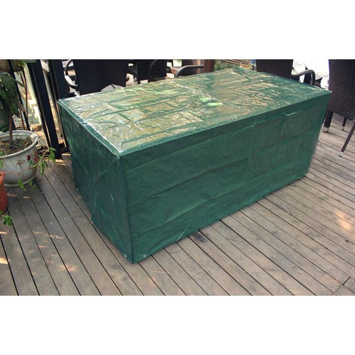 Altadex Funda protectora de polietileno 100g/m² impermeable y transpirable para mesa y sillas 225x143x90cm 3 Altadex Funda protectora de polietileno 100g/m² impermeable y transpirable para mesa y sillas 225x143x90cm 3