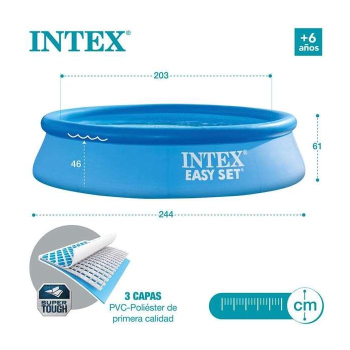 Piscina Hinchable Intex 28108NP 1942 L 244 x 61 x 244 cm 9