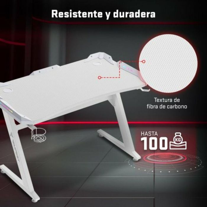 Mesa de Escritorio Tempest Safezone Blanco 7