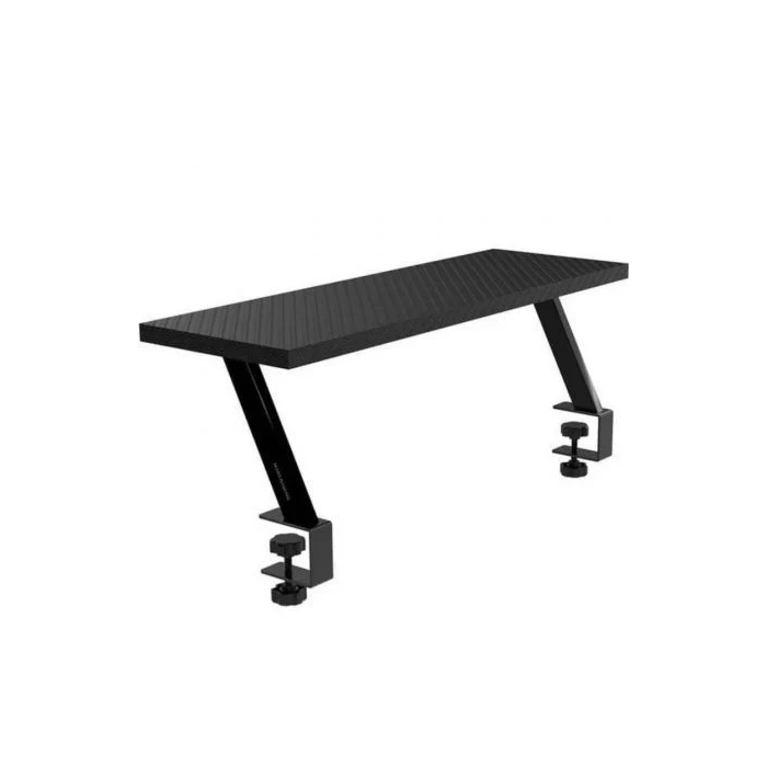 Mars Gaming Soporte Elevador de Monitor MGDS | Tablero 60x20cm Fibra de Carbono | Hasta 10 kg | Ergonomía y Organización Escritorio