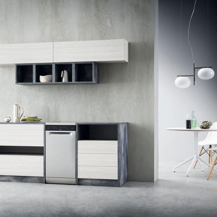 Lavavajillas Whirlpool Corporation WSFO3023PFX Acero 45 cm 4