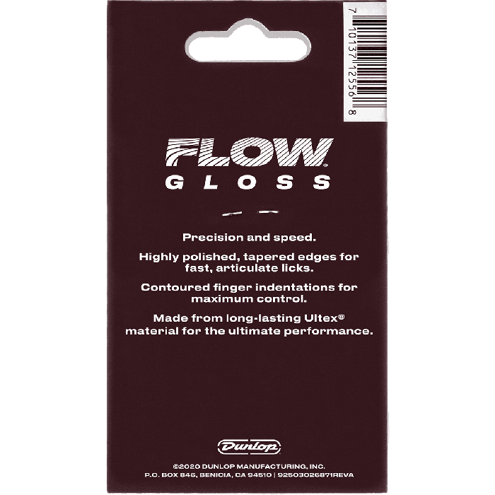 Dunlop Flow Gloss 2 Mm Púas - Pack De 3 Unidades 3