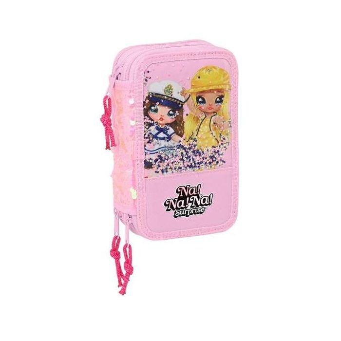 Plumier Triple Na!Na!Na! Surprise Sparkles Rosa claro (36 Piezas) Plumier Triple Na!Na!Na! Surprise Sparkles Rosa claro (36 Piezas)