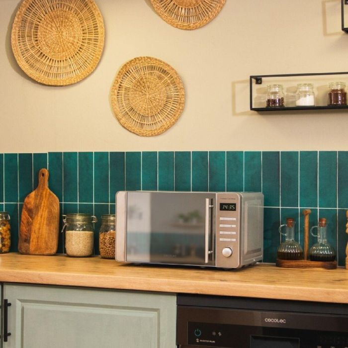 Microondas Cecotec Proclean 5120 Blanco Acero 1150 W 20 L 1 Microondas Cecotec Proclean 5120 Blanco Acero 1150 W 20 L 1