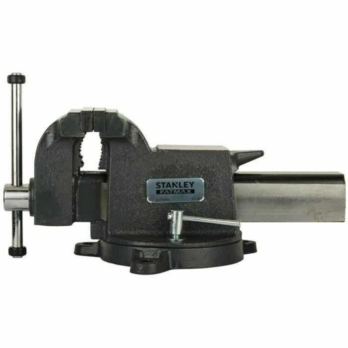 Stanley Prensa de banco 125 mm de hierro fundido de alta resistencia para trabajo 3 Stanley Prensa de banco 125 mm de hierro fundido de alta resistencia para trabajo 3