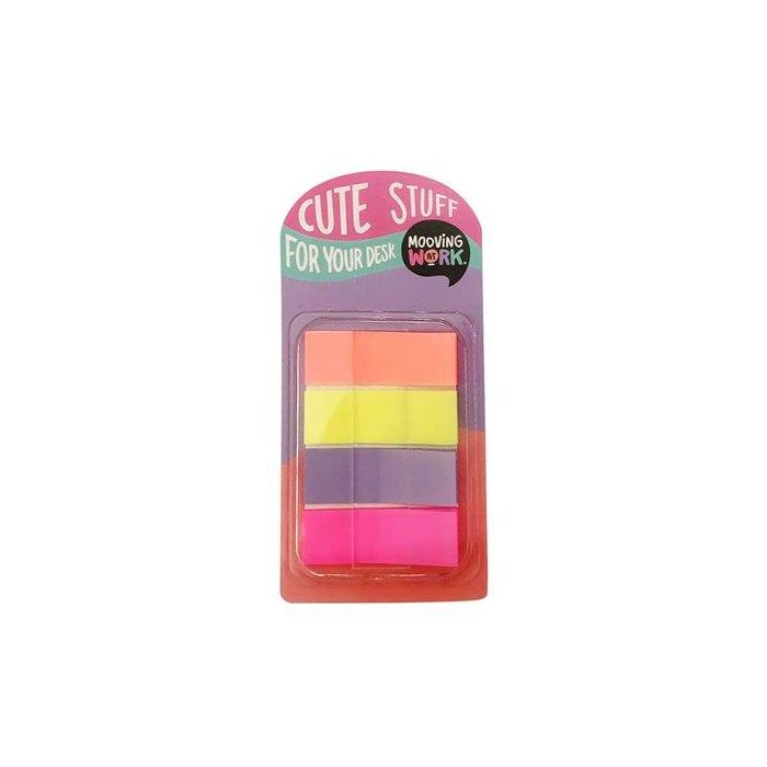 Banderitas Adhesivas Mooving Colores Dispensador De 4
