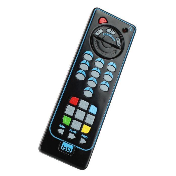 TALDEC Control Remoto Educativo Bilingüe Infini Fun para Bebés +12 Meses Aprende Números, Colores, Formas Francés Inglés 1
