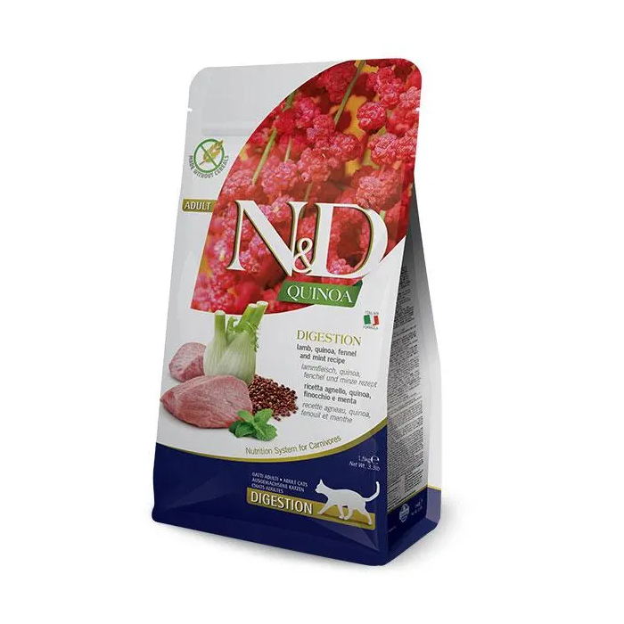 Farmina N&D Cat Quinoa Digestion Cordero 300 gr Farmina N&D Cat Quinoa Digestion Cordero 300 gr