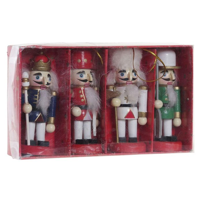 Figura Navidad Fantasia DKD Home Decor Rojo Azul 3 x 10 x 3 cm (4 Unidades) 1 Figura Navidad Fantasia DKD Home Decor Rojo Azul 3 x 10 x 3 cm (4 Unidades) 1