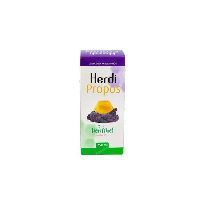 HERDIBEL Propos 250Ml Complemento Alimenticio con Própolis y Vitamina C para Vías Respiratorias y Sistema Inmune
