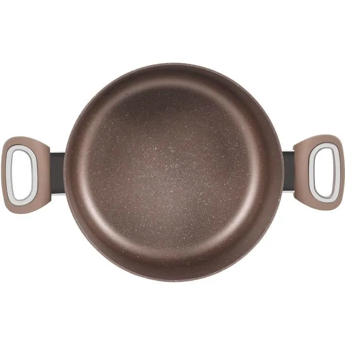 Arthur Martin AM5531 Olla de 28 cm con Tapa de Vidrio - Aluminio - Compatible con Todas las Fuentes de Calor, Incluida Inducción 3