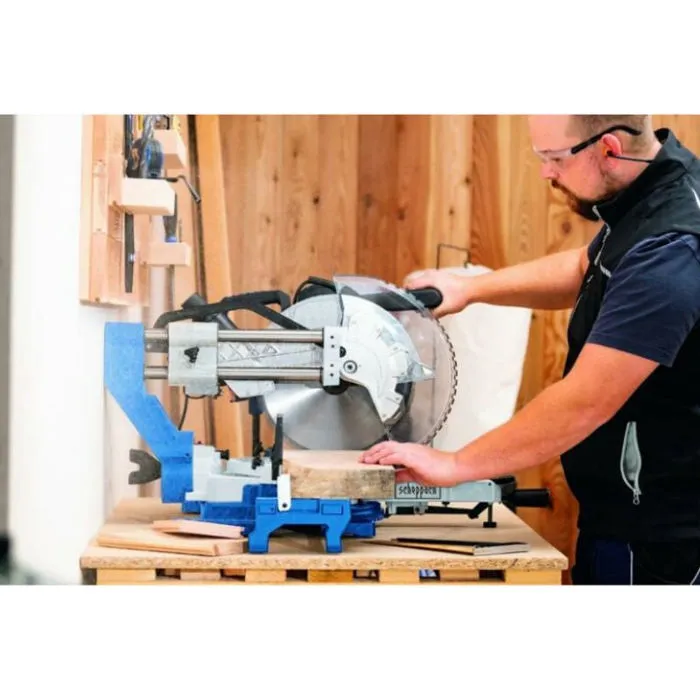 Scheppach Sierra Ingletadora Radial HM305SL 2000 W 305 mm Madera 1