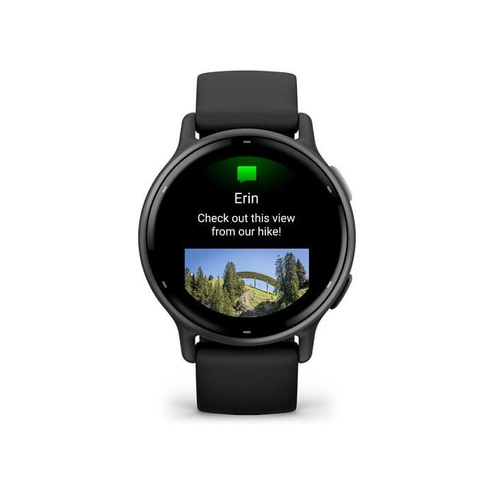 Garmin Vivoactive 5 Smartwatch Negro Pantalla AMOLED Táctil 1.2" GPS Wifi 4 GB 36g Silicona 1