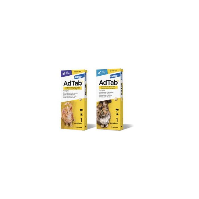 Elanco Adtab 48 mg 1 Comp Masticable 2-8 kg Kg Gato