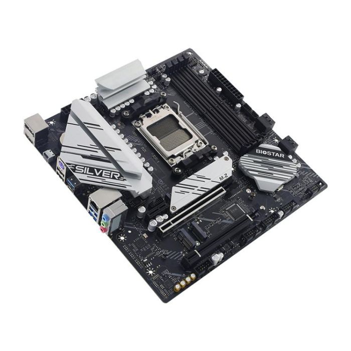 BIOSTAR B650M-Silver (AM5) (D) Placa Base AMD B650 DDR5 Socket AM5 2