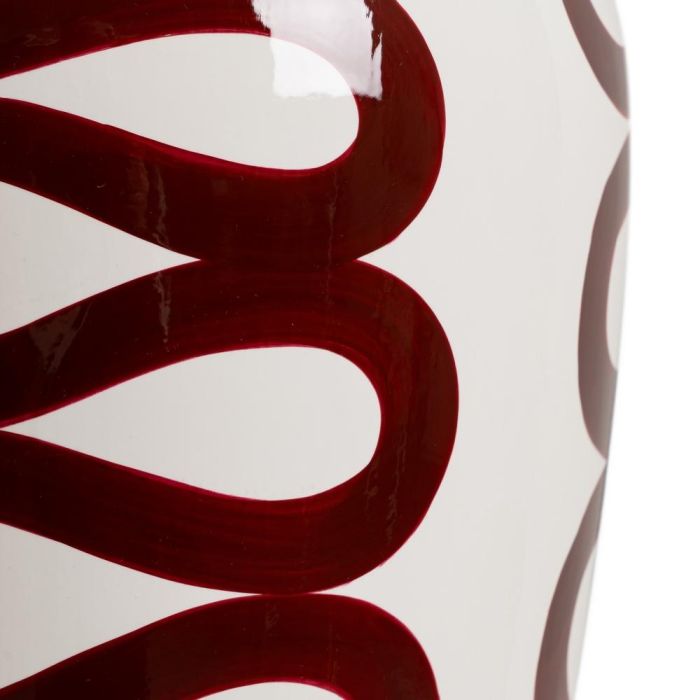 Tibor Blanco-Marrón Porcelana Decoración 25 X 25 X 63 cm