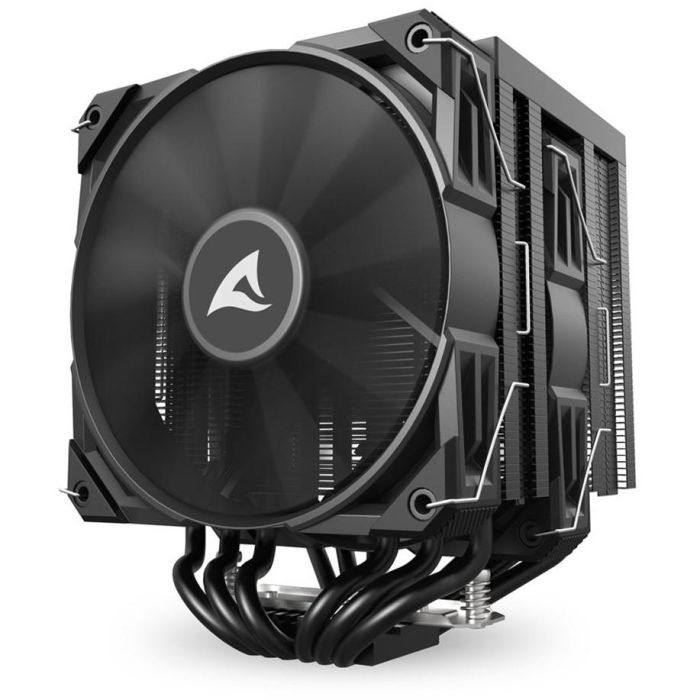 Sharkoon A60 Black Refrigerador de aire para procesador, 12 cm, hasta 1800 RPM, 121.55 m³/h, negro 1 Sharkoon A60 Black Refrigerador de aire para procesador, 12 cm, hasta 1800 RPM, 121.55 m³/h, negro 1