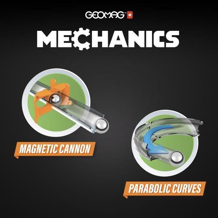 MECÁNICA GEOMAG, GRAVEDAD 67 piezas, construcción magnética, juegos educativos, Juguete para niños de 8 años, GMV00 2 MECÁNICA GEOMAG, GRAVEDAD 67 piezas, construcción magnética, juegos educativos, Juguete para niños de 8 años, GMV00 2