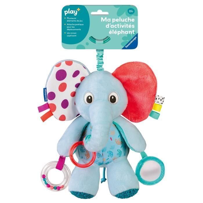 Ravensburger -PLAY + - Peluche de actividad Mi elefante - Desde el nacimiento - Versión francesa - 34005 1 Ravensburger -PLAY + - Peluche de actividad Mi elefante - Desde el nacimiento - Versión francesa - 34005 1