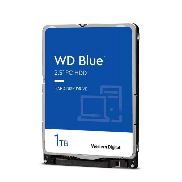 Western Digital 1 TB HDD, 2.5", 5400 RPM, 128 MB Caché, SATA 6 Gb/s para PC de Escritorio y Todo-en-Uno