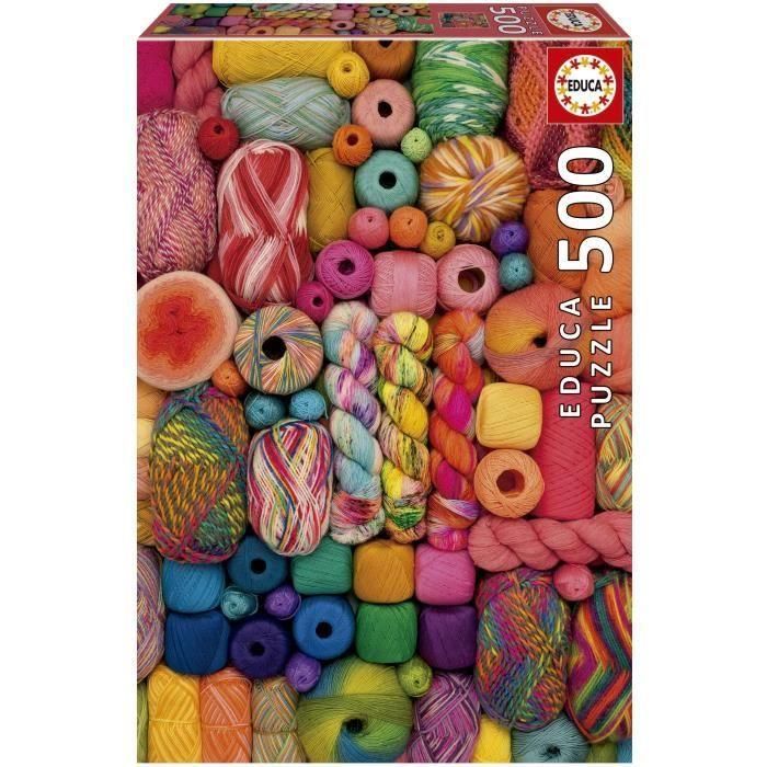 Educa Puzzle 500 Piezas Hilos con Cola FIX PUZZLE® Edad +11 años