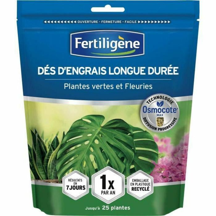 Fertiligene Abono Osmocote Max Larga Duración para Plantas Verdes y Flores, 25 Dados. Fertiliza 1 año, resultados visibles en 7 días 0 Fertiligene Abono Osmocote Max Larga Duración para Plantas Verdes y Flores, 25 Dados. Fertiliza 1 año, resultados visibles en 7 días 0