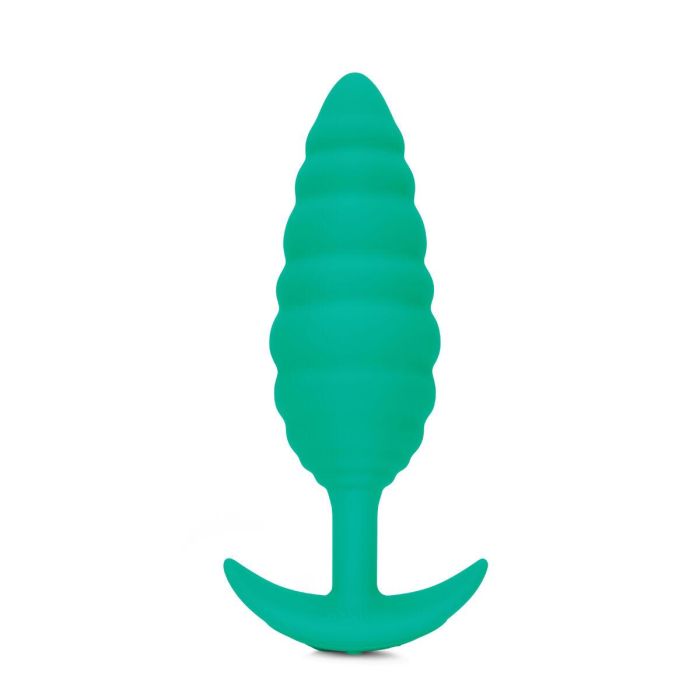 Plug Vibrador Anal B-Vibe Twist Texture Verde 8