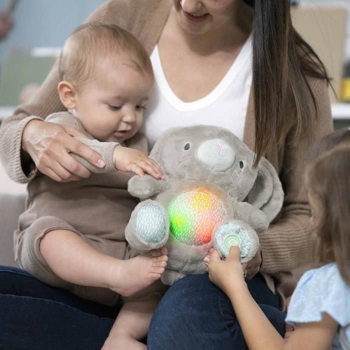 INGENUITY Conejito de peluche Sylvi, peluche, melodías y vibraciones relajantes, luminoso, regalo de nacimiento 3 INGENUITY Conejito de peluche Sylvi, peluche, melodías y vibraciones relajantes, luminoso, regalo de nacimiento 3