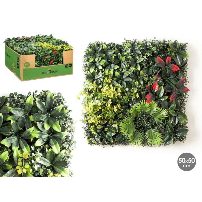 Jardin Vertical Hoja Roja 50X50Cm Ibergarden (10 Unidades) Jardin Vertical Hoja Roja 50X50Cm Ibergarden (10 Unidades)