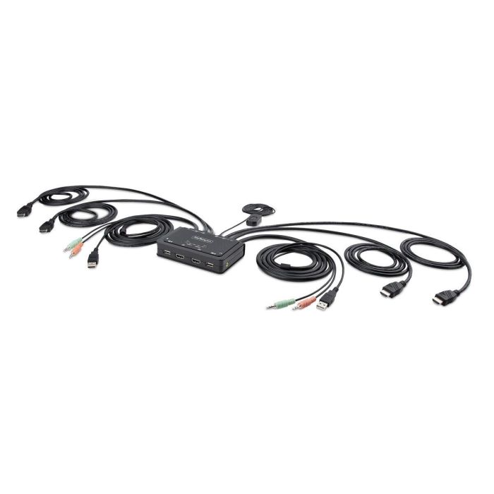 Switch KVM Startech C2-DH46-UA2-CBL-KVM 1,5 m Switch KVM Startech C2-DH46-UA2-CBL-KVM 1,5 m