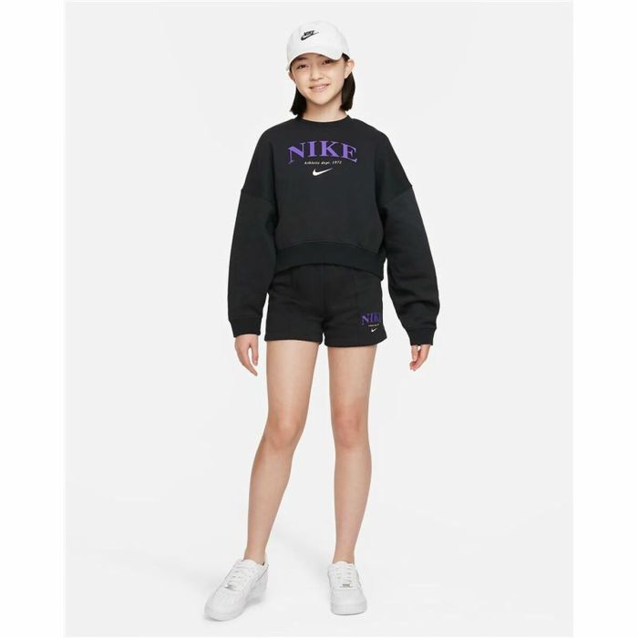 Sudadera sin Capucha Niña Nike Sportswear Trend Negro 1 Sudadera sin Capucha Niña Nike Sportswear Trend Negro 1