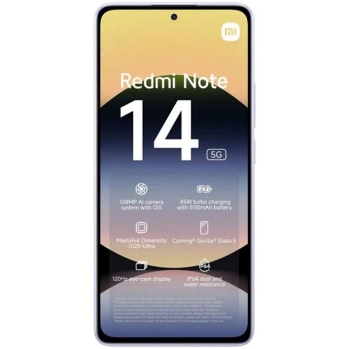 Xiaomi Redmi Note 14 5G Móvil 8GB RAM 256GB Almacenamiento 108MP Cámara 5110mAh Batería 5G Xiaomi 1