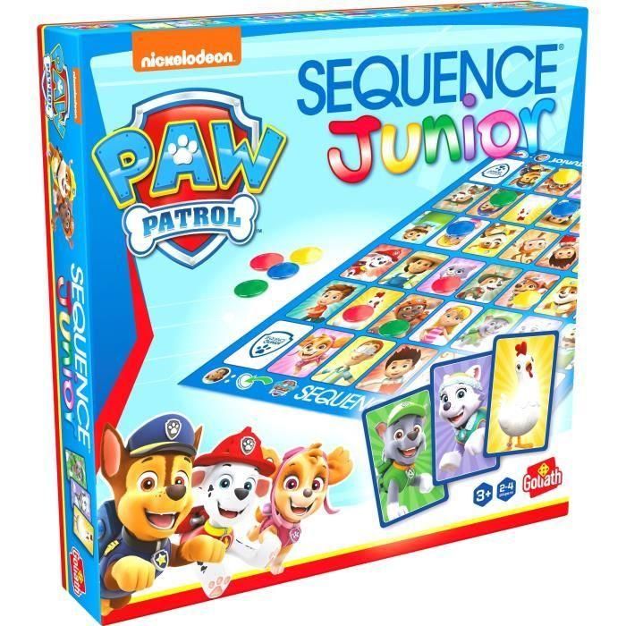Goliath bv Juego de Mesa Sequence Junior Patrulla Canina, para 2-4 Jugadores, Edad 3+ Goliath bv Juego de Mesa Sequence Junior Patrulla Canina, para 2-4 Jugadores, Edad 3+