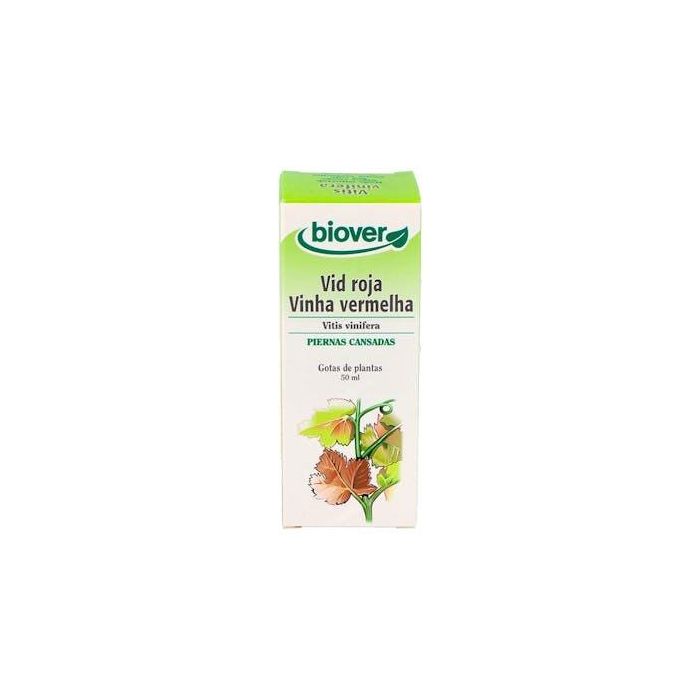 BIOVER Ext. Vid Roja (Vitis Vinifera) Sostiene la Circulación y Piernas Cansadas Extracto Líquido 50ml