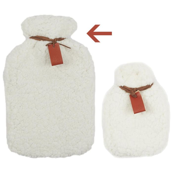 Sensly Bolsa Agua Caliente 1 L con Funda de Borreguito 2