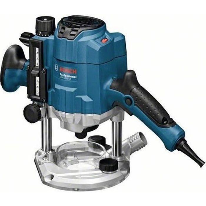 Bosch Professional GOF 1250 CE fresadora, con llave, 1250W - 0601626000