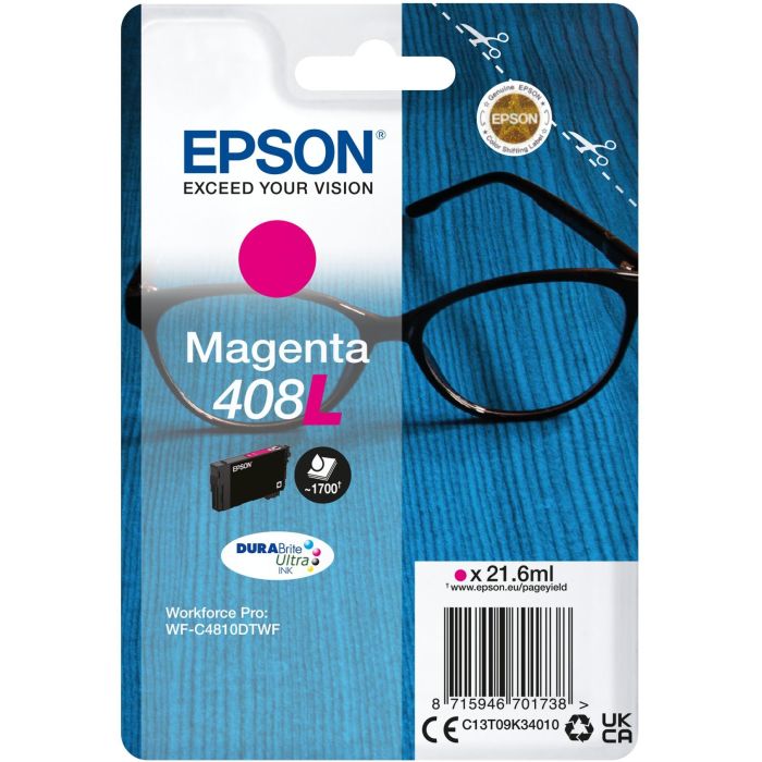 EPSON tinta Magenta Singlepack 408L DURABrite Ultra Ink