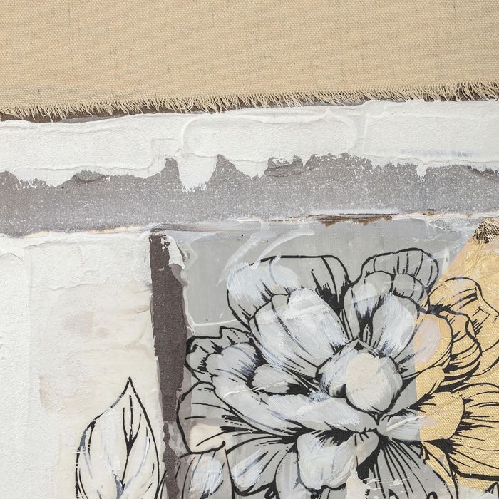 DKD Home Decor Cuadro Moderno Abstracto Beige Dorado Lienzo Pino Pintado a Mano 2.4 x 120 x 90 cm (2 Unidades) 2 DKD Home Decor Cuadro Moderno Abstracto Beige Dorado Lienzo Pino Pintado a Mano 2.4 x 120 x 90 cm (2 Unidades) 2